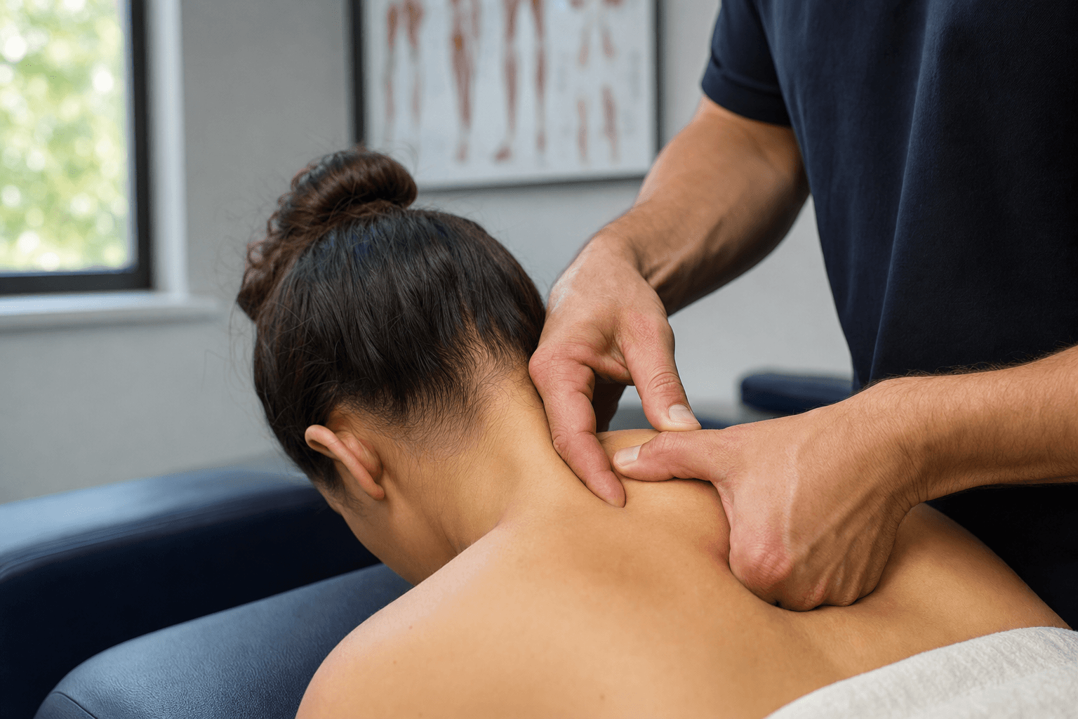 Trigger point therapy for Timnath patients — neck and upper trap treatment
