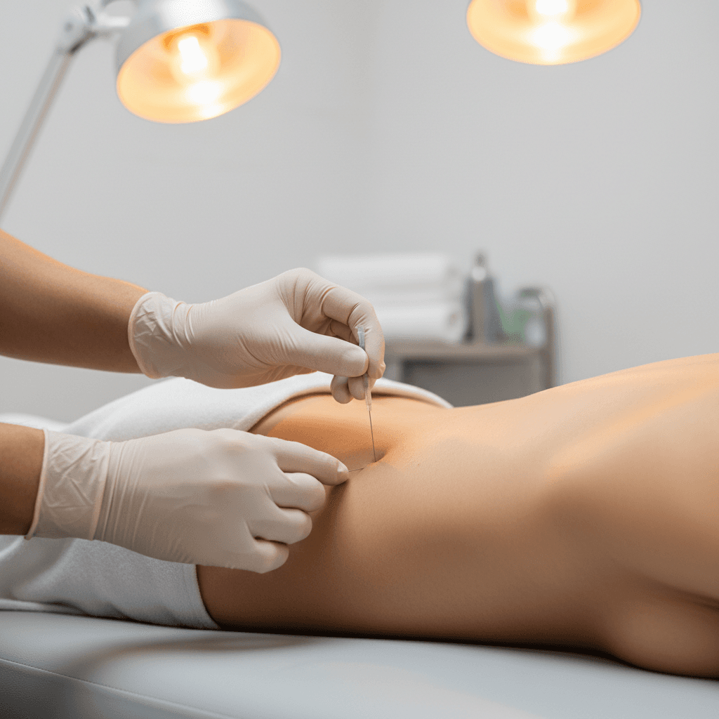 Dry needling treatment for back pain