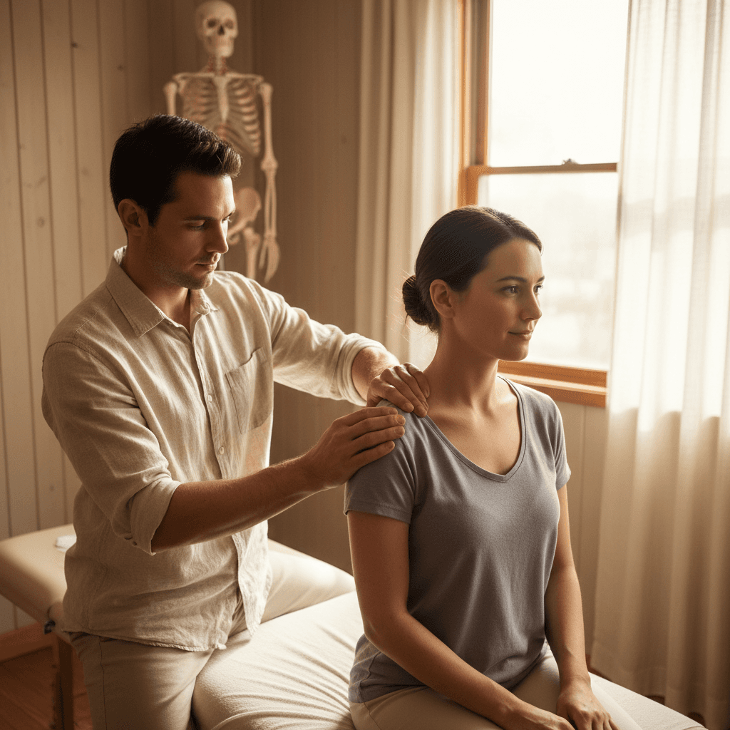 Manual therapy session