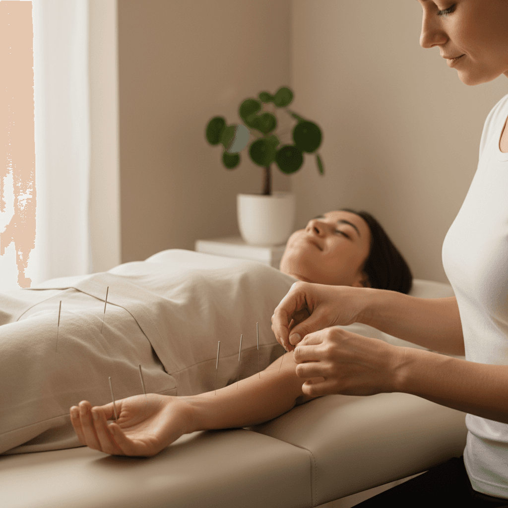 Acupuncture treatment session