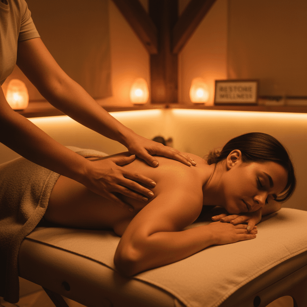 Manual therapy and myofascial release integrated into comprehensive treatment session